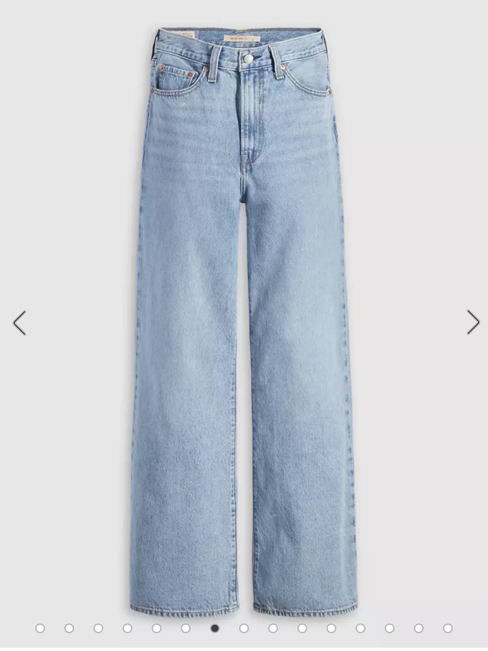 Levi's Light Blue RIBCAGE WIDE LEG WOMEN'S JEANS 25w x 32l